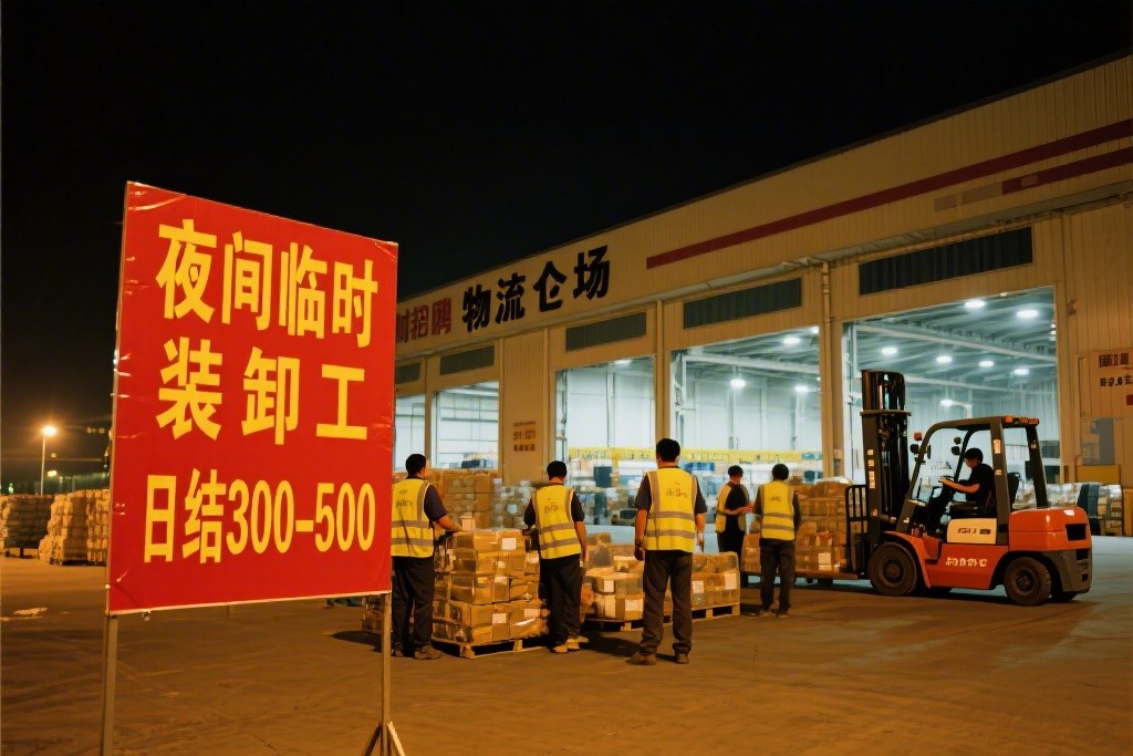 夜间临时装卸工招聘信息