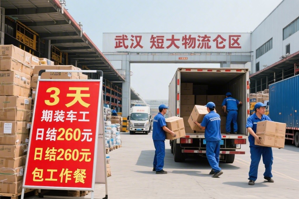 武汉短期3天装车工临时工需求