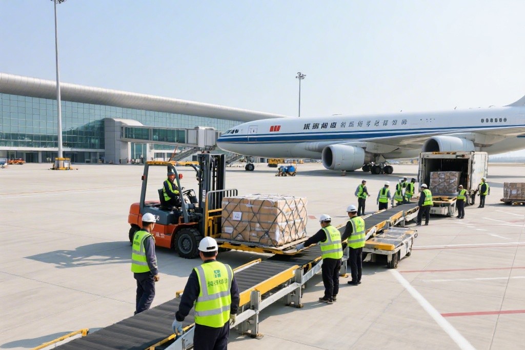 鄂州花湖机场装卸一体搬运工服务：筑牢航空货运高效运转的基石
