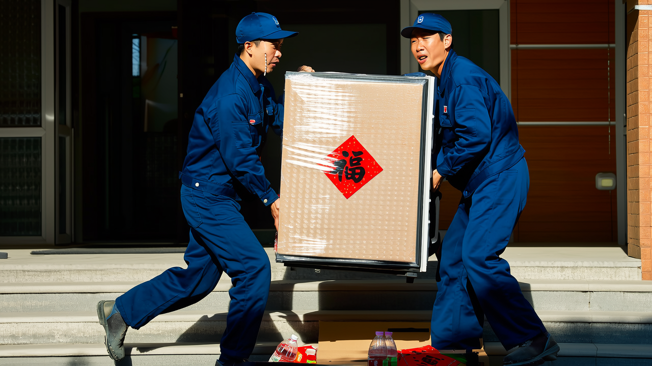 搬大件上楼愁到脱发？专业人力搬运服务，家具家电设备轻松入户