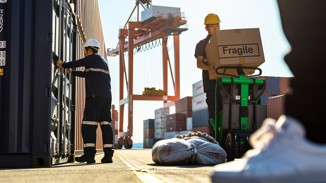 货柜卸载哪家强？高效临时工团队解锁极速周转新体验